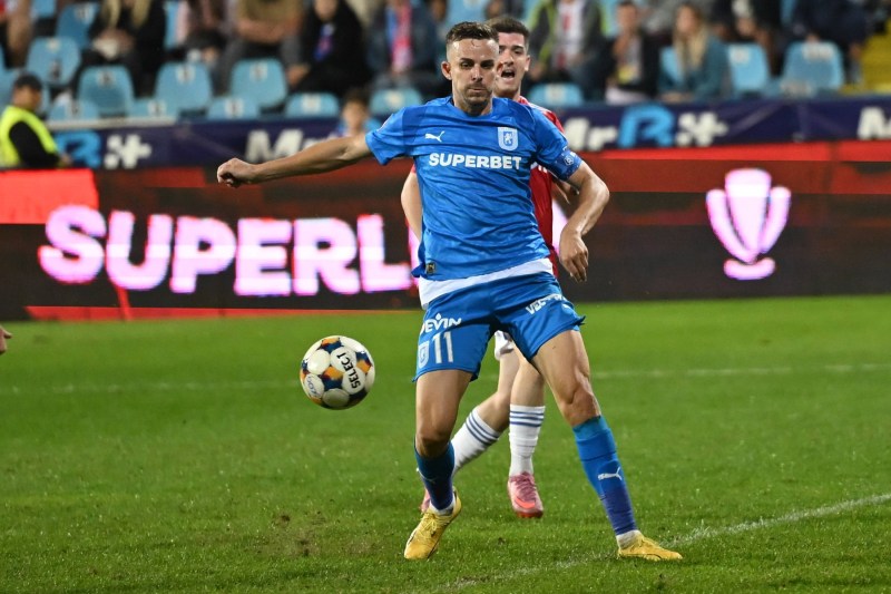 SuperLiga: Căpitanul Universității Craiova a primit sancțiunea după cartonașul roșu din partida cu Dinamo