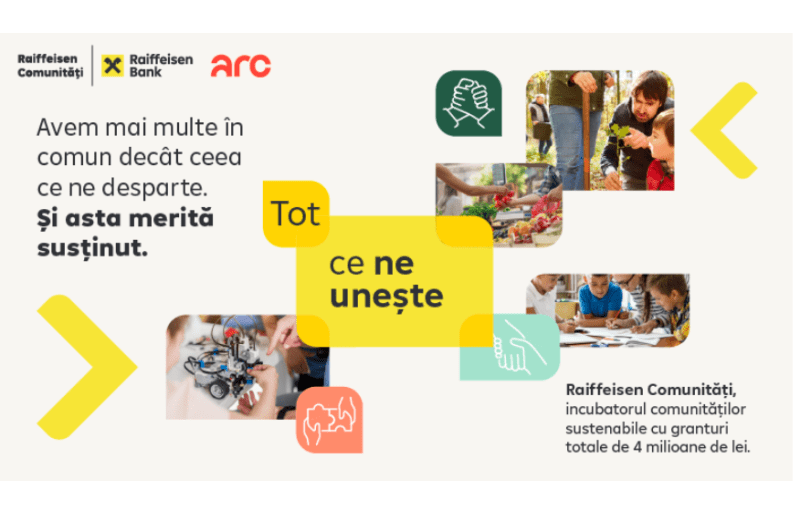 Începutul înscrierilor pentru ediția cu numărul 15 a Raiffeisen Comunități