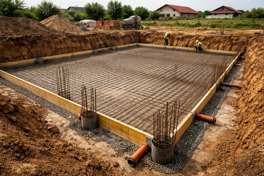 Fundația pe radier este soluția ideală pentru teren argilos?