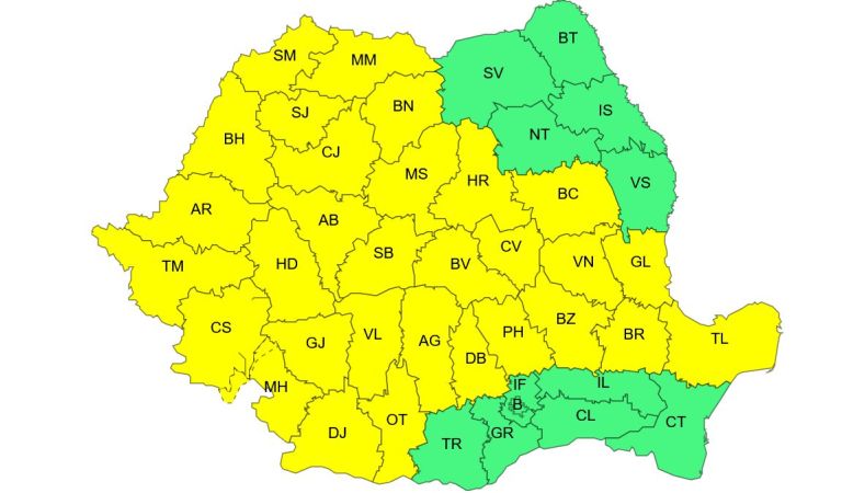 Vânturile vor influența întreaga națiune. Care va fi prima regiune afectată.
