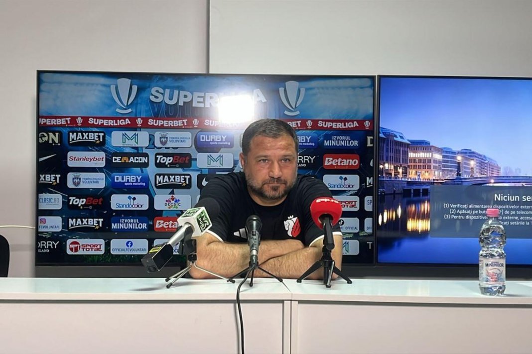 Reacția lui Marius Croitoru după ce și-a evaluat negativ jucătorii în confruntarea cu Voluntari: „Există emoții care mă încearcă”
