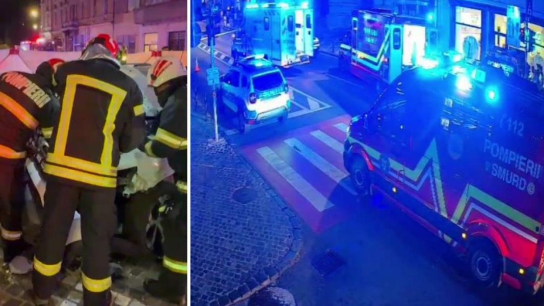 Accident la Brașov: O automobil a izbit un grup de persoane care circulau pe jos, bilanț tragic de trei decedați